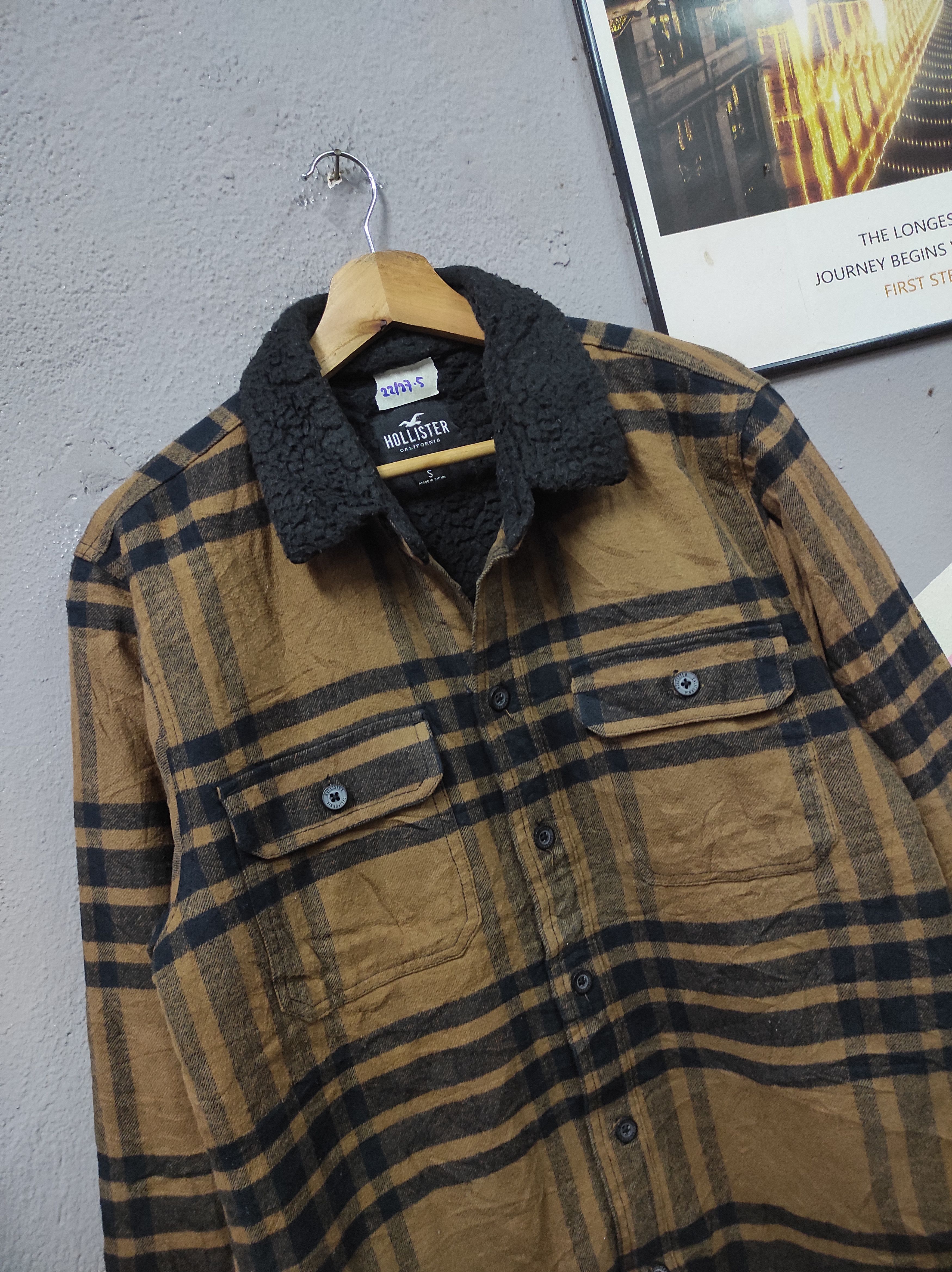 Hollister HOLLISTER DOUBLE POCKET FLANNEL HEAVY JACKET Size US S / EU 44-46 / 1 - 2 Thumbnail
