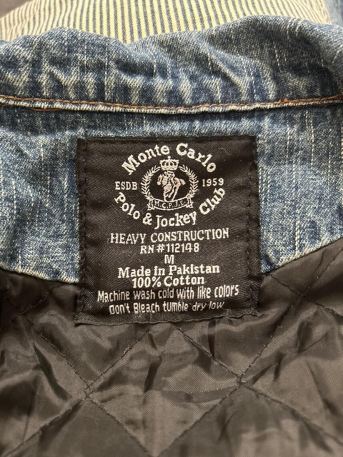 Other Monte Carlo Heavy Construction Denim Jacket with Patchwork Size US M / EU 48-50 / 2 - 3 Thumbnail