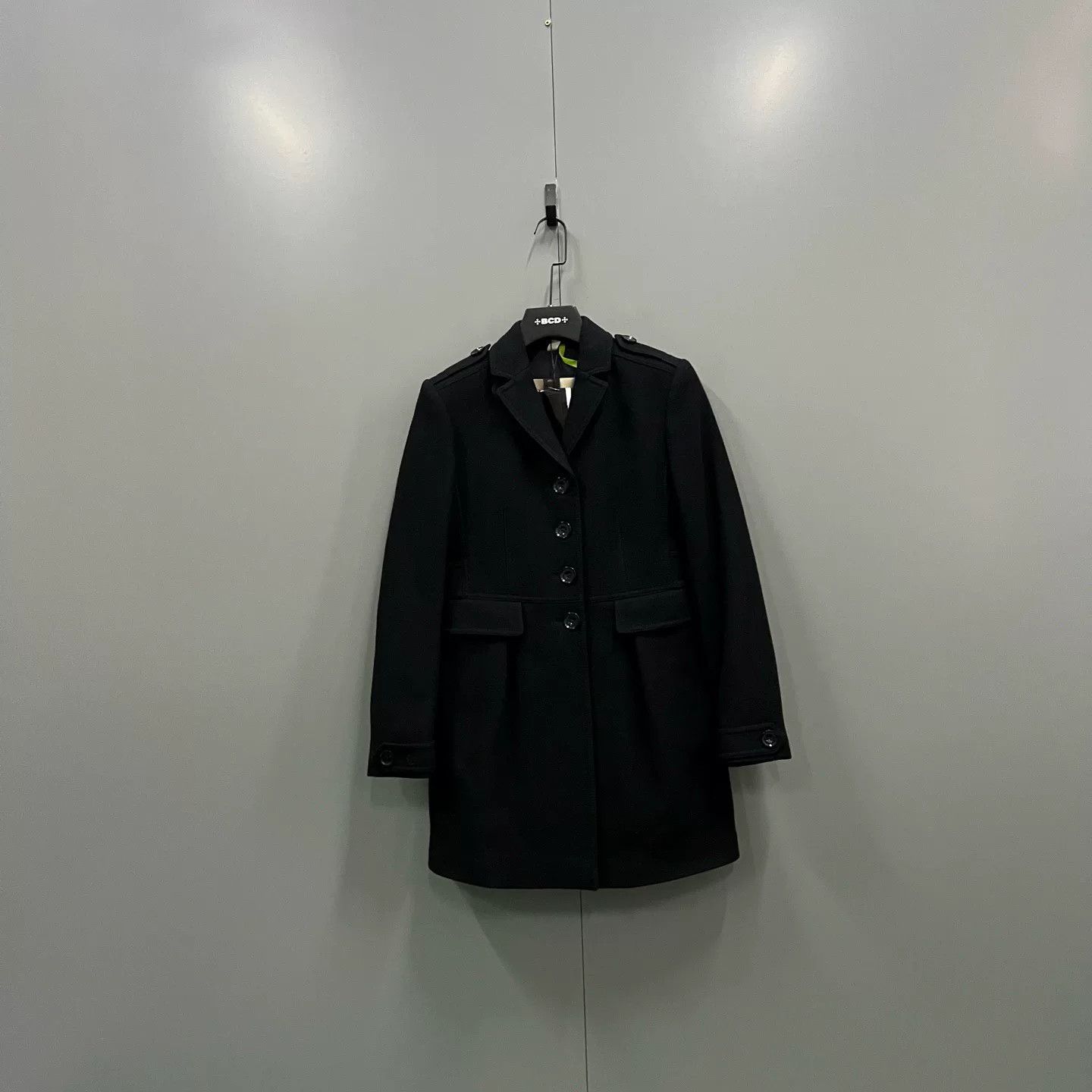 Burberry Burberry Black Collared Coat Size 36 Size US XS / EU 42 / 0 - 1 Thumbnail