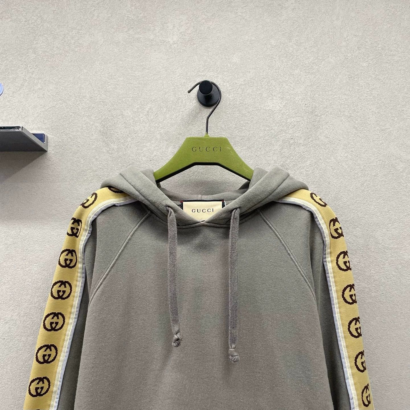 Gucci gucci gray brown hooded long sleeve sweatshirt Size US XS / EU 42 / 0 - 4 Thumbnail