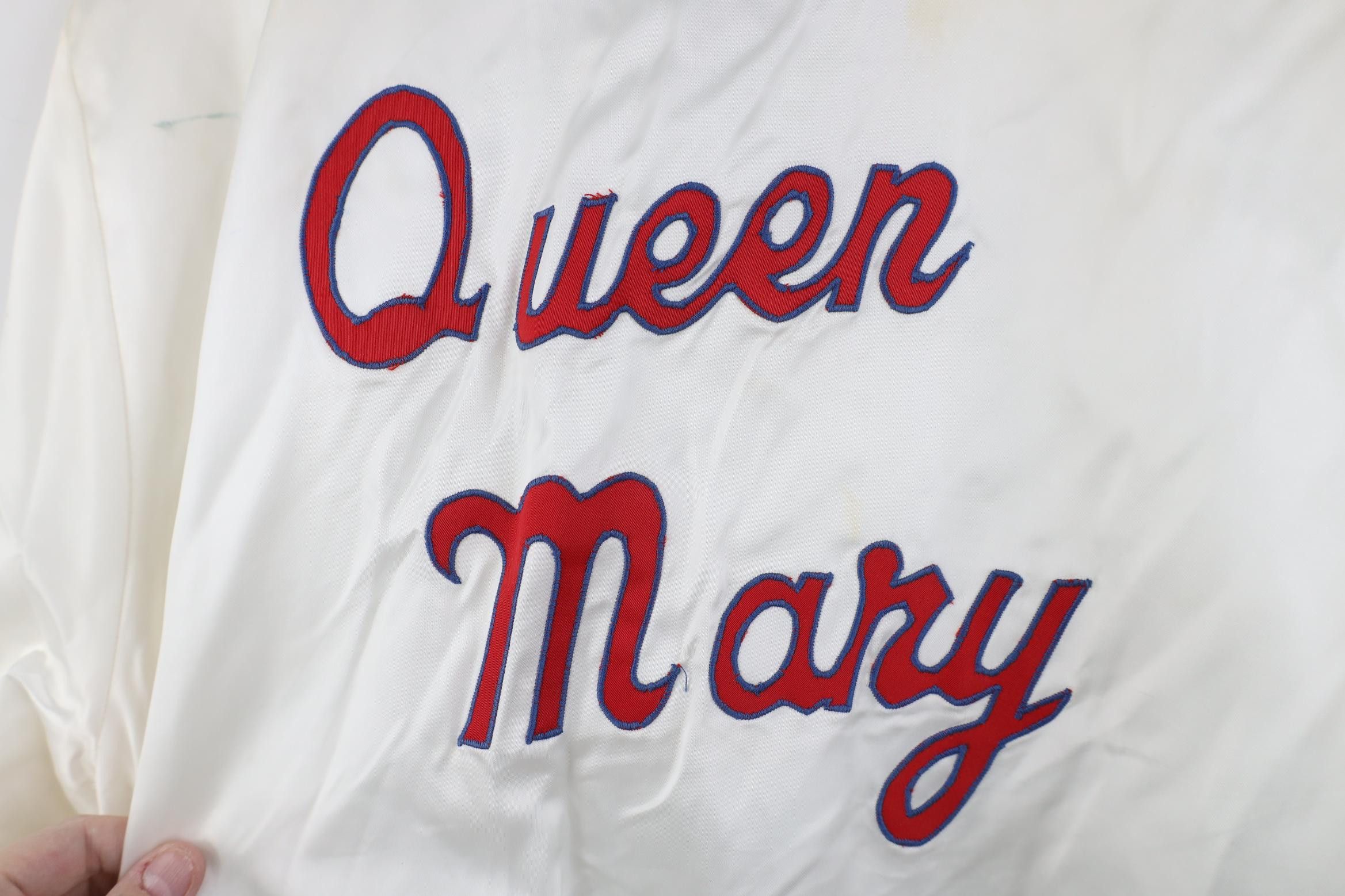 Vintage Vintage 60s Queen Mary British Ocean Liner Satin Jacket USA Size XL / US 12-14 / IT 48-50 - 17 Thumbnail