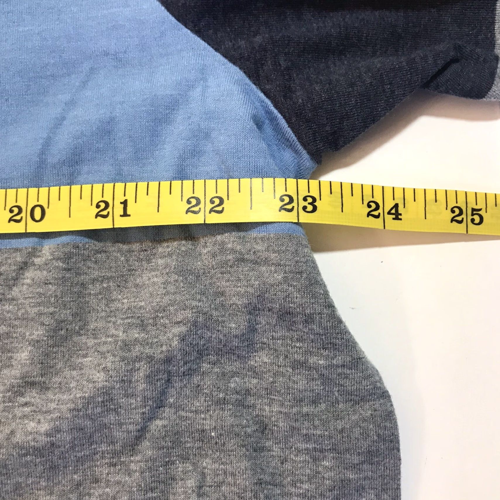 Levi's Levis Mens T Shirt Blue Gray Rugby Striped Short Sleeve Soft Vintage Look XXL Size US L / EU 52-54 / 3 - 6 Thumbnail