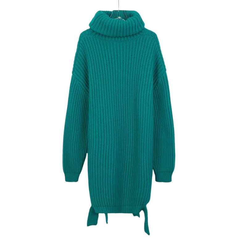 Balenciaga Balenciaga size 38 Green wool turtleneck long-sleeve knit Size S / US 4 / IT 40 - 1 Thumbnail