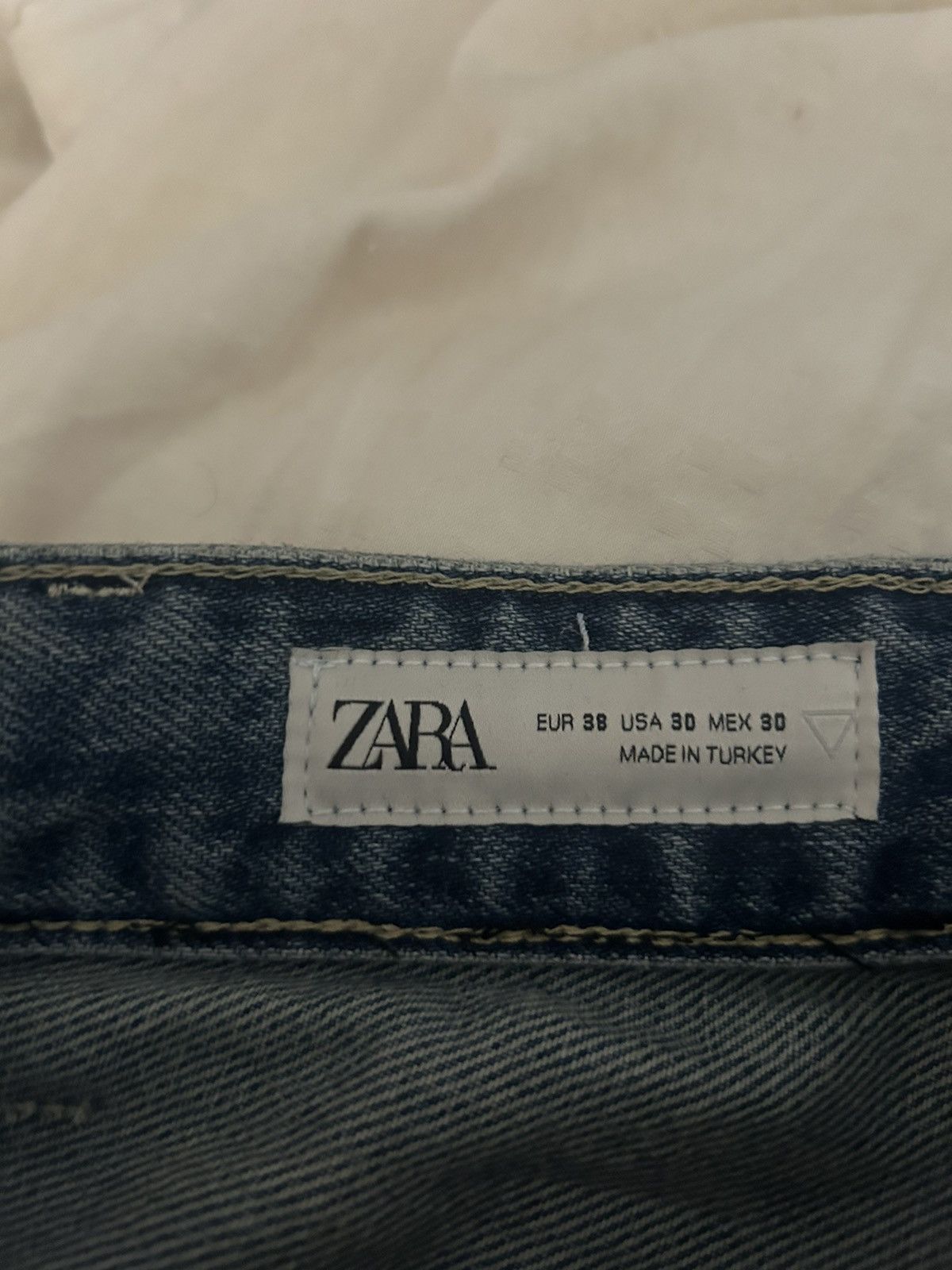 Zara Zara baggy fit stripe jeans Size US 30 / EU 46 - 3 Thumbnail