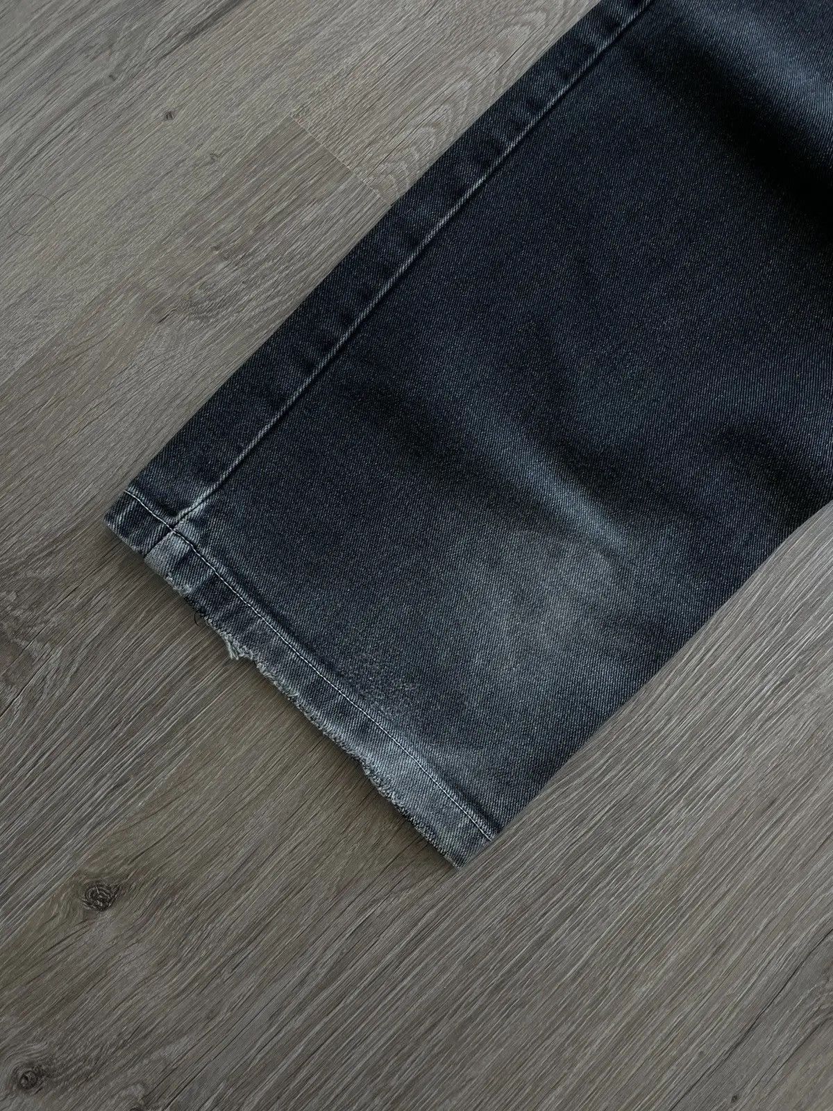 Karl Kani × Vintage Vintage Karl Kani Grey Big Logo Rap Pants Size US 34 / EU 50 - 6 Thumbnail