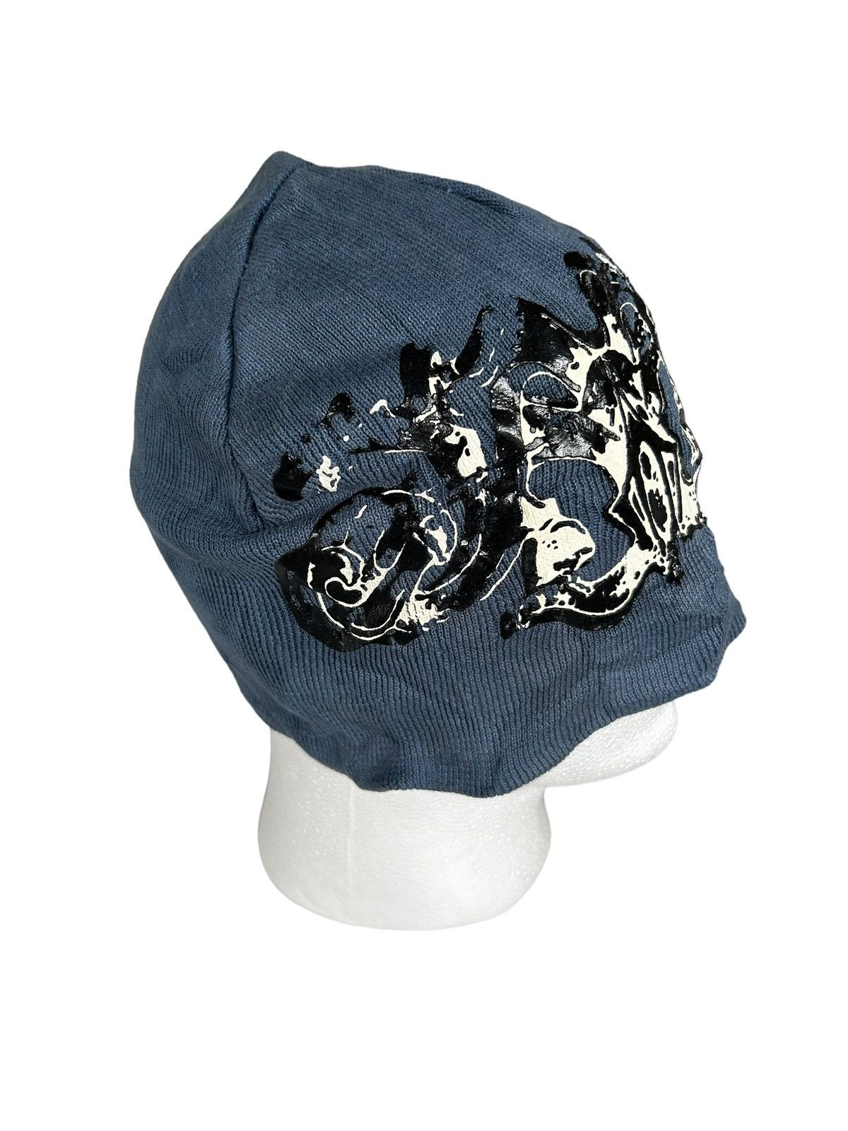 14th Addiction × Japanese Brand × Le Grande Bleu (L.G.B.) Punk Bondage Style Beanie Hats☠️ Size ONE SIZE - 4 Thumbnail