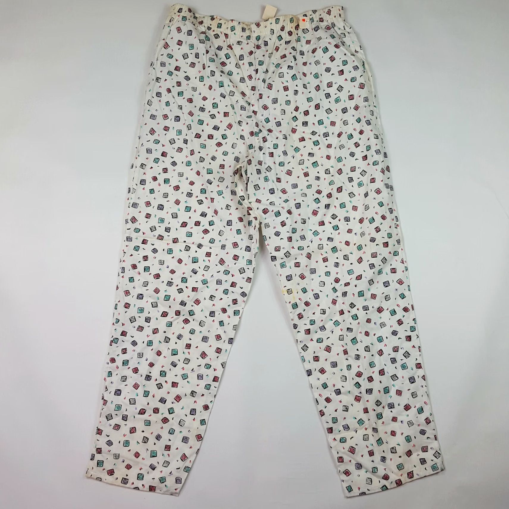Vintage VINTAGE Avon AOP Art Women's L Stretch Lounger Lounge Tapered Retro Pants Size 36" / US 14 / IT 50 - 7 Thumbnail