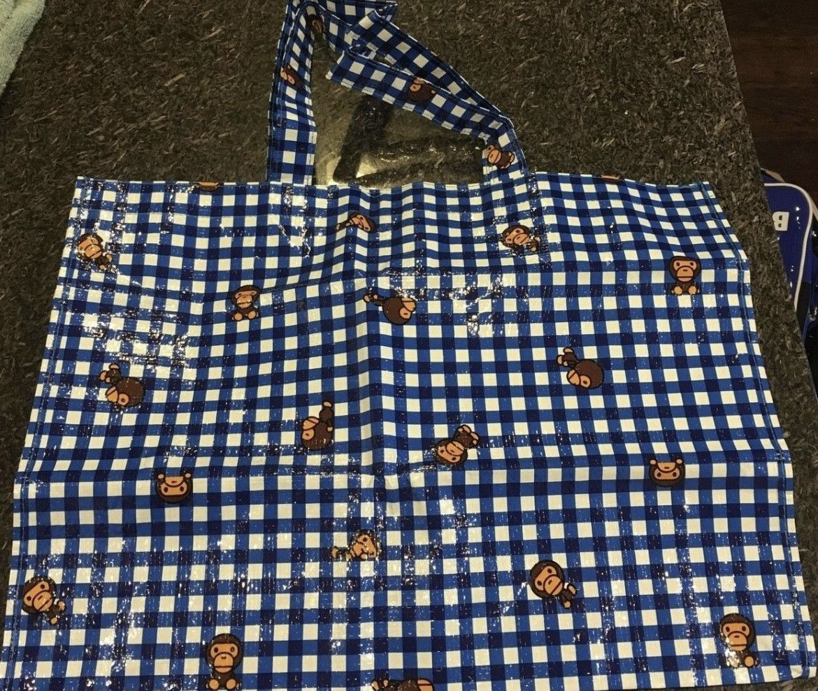 Bape Tote Carry Bag in Blue, Men's