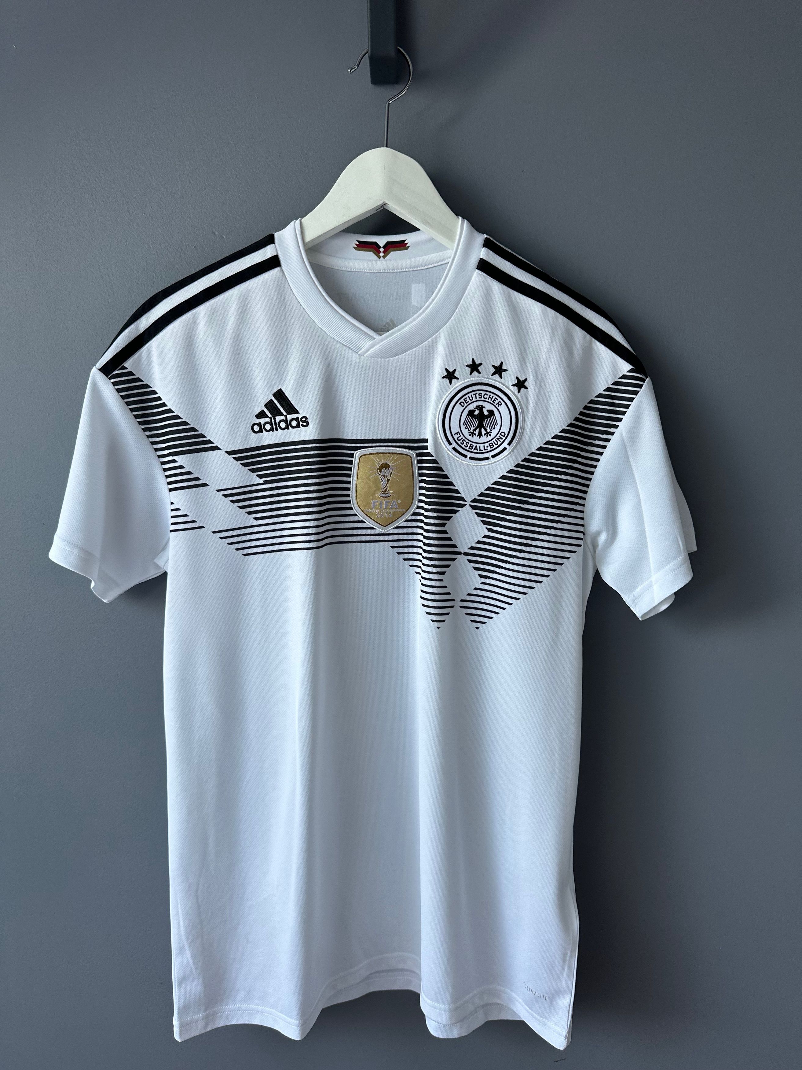 Adidas 2017 Adidas Germany National Team home soccer jersey Size US M / EU 48-50 / 2 - 2 Thumbnail