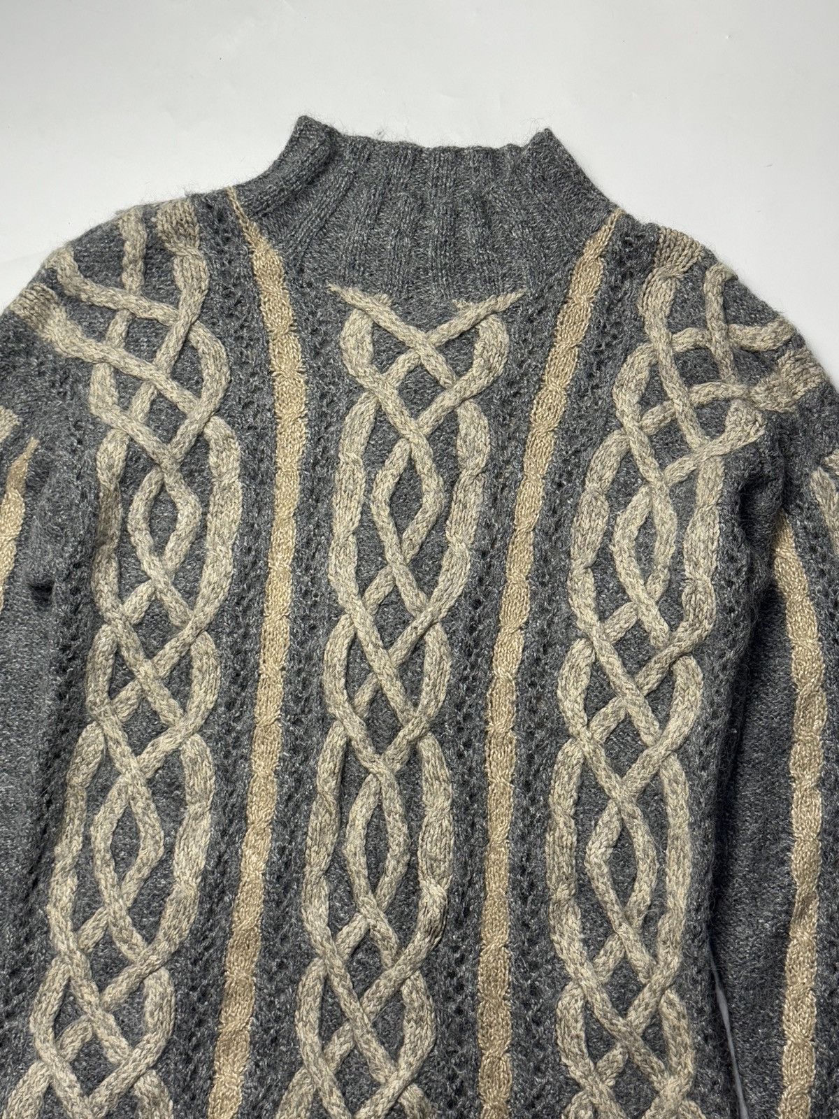Japanese Brand Japanese Cable Knit Woll Archived Styled Size US M / EU 48-50 / 2 - 3 Thumbnail