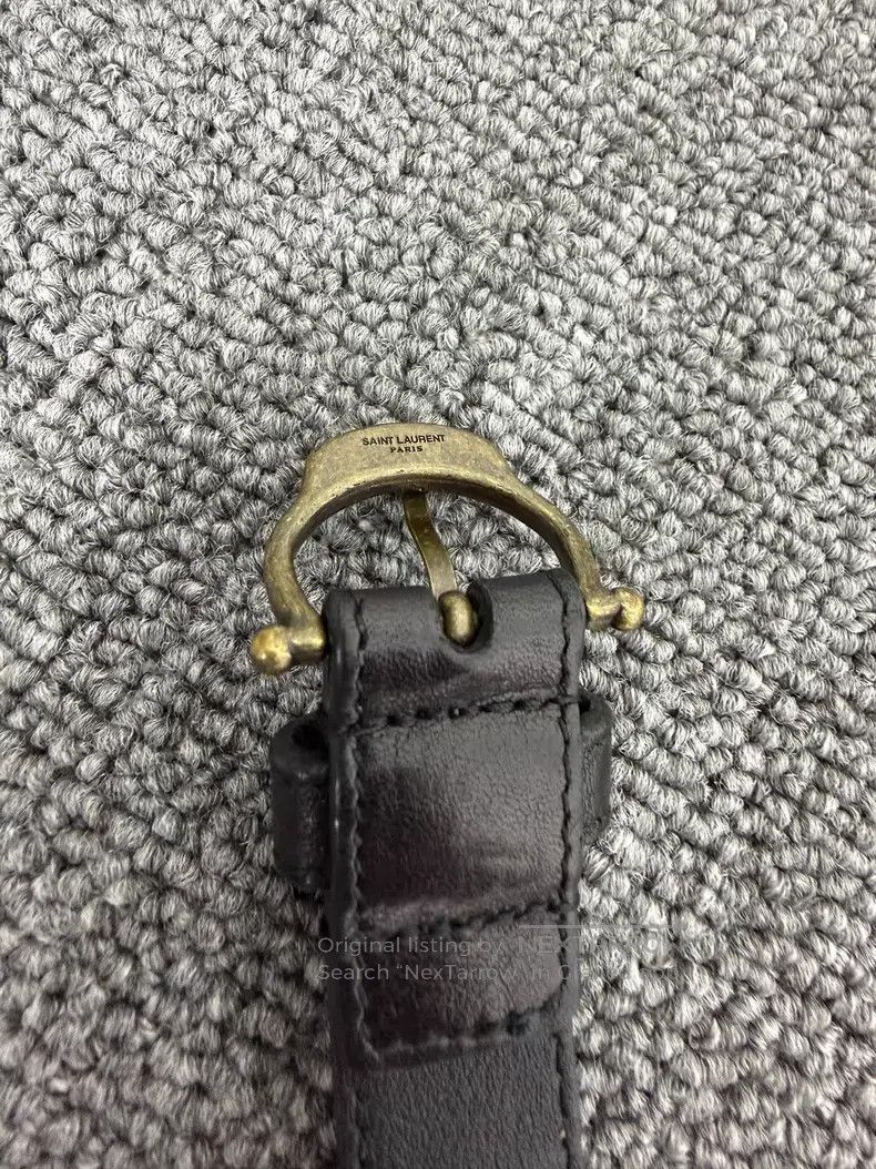 Saint Laurent Paris Saint Laurent Paris size 80 Brass stud-woven belt Size ONE SIZE - 3 Thumbnail