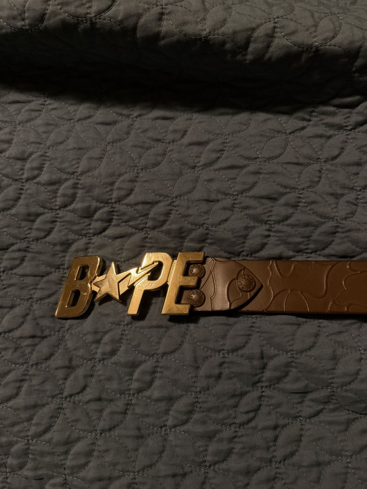 Bape Bape Sta Camo Logo Belt Brown Size ONE SIZE - 1 Thumbnail