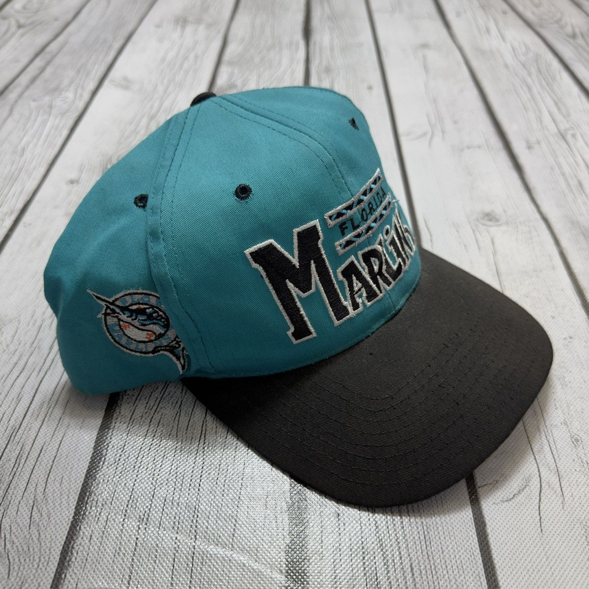 MLB × Vintage Vintage Florida Marlins hat Size ONE SIZE - 2 Thumbnail