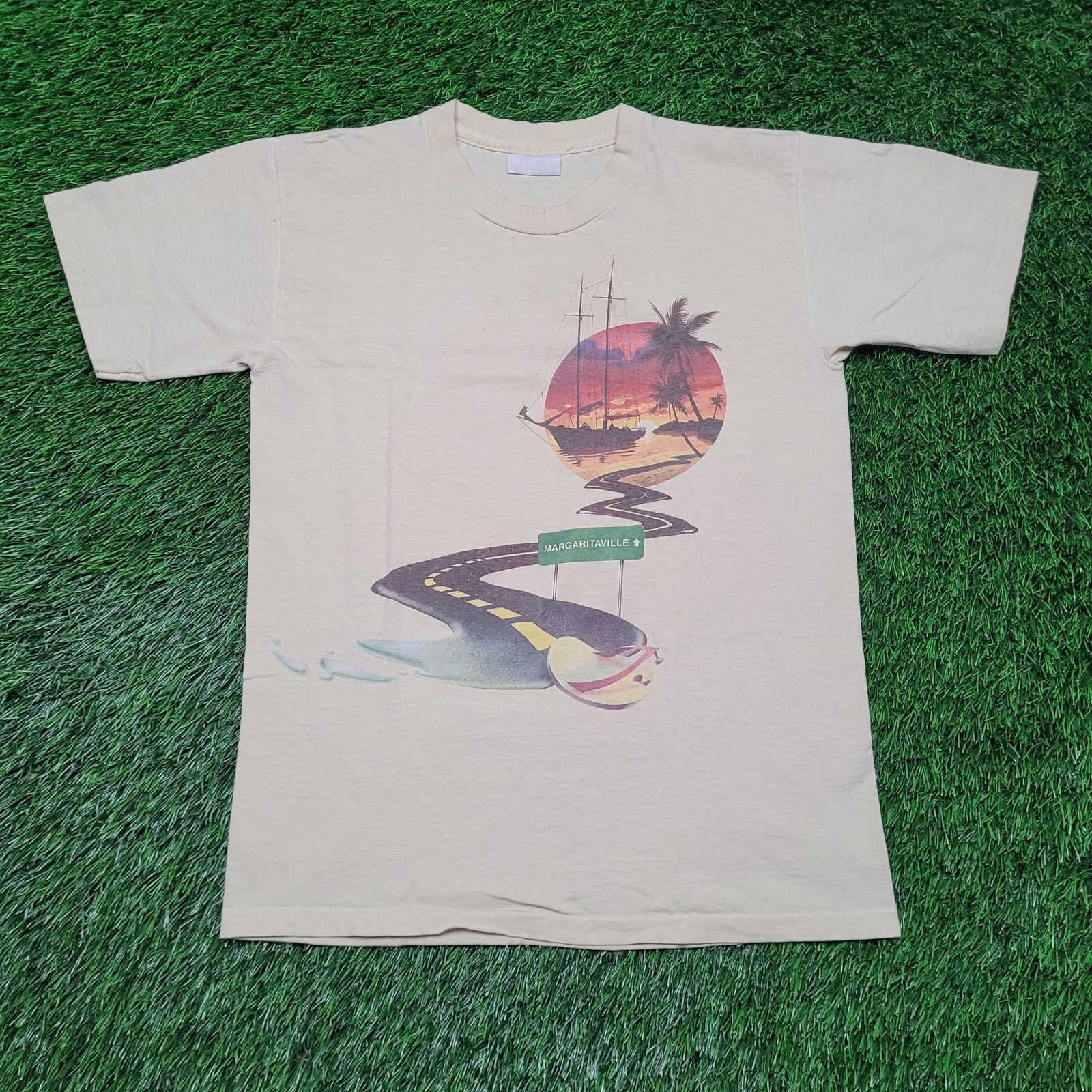 Vintage VTG 80s Jimmy Buffett Margaritaville T-Shirt S Two Sided Size US S / EU 44-46 / 1 - 1 Thumbnail