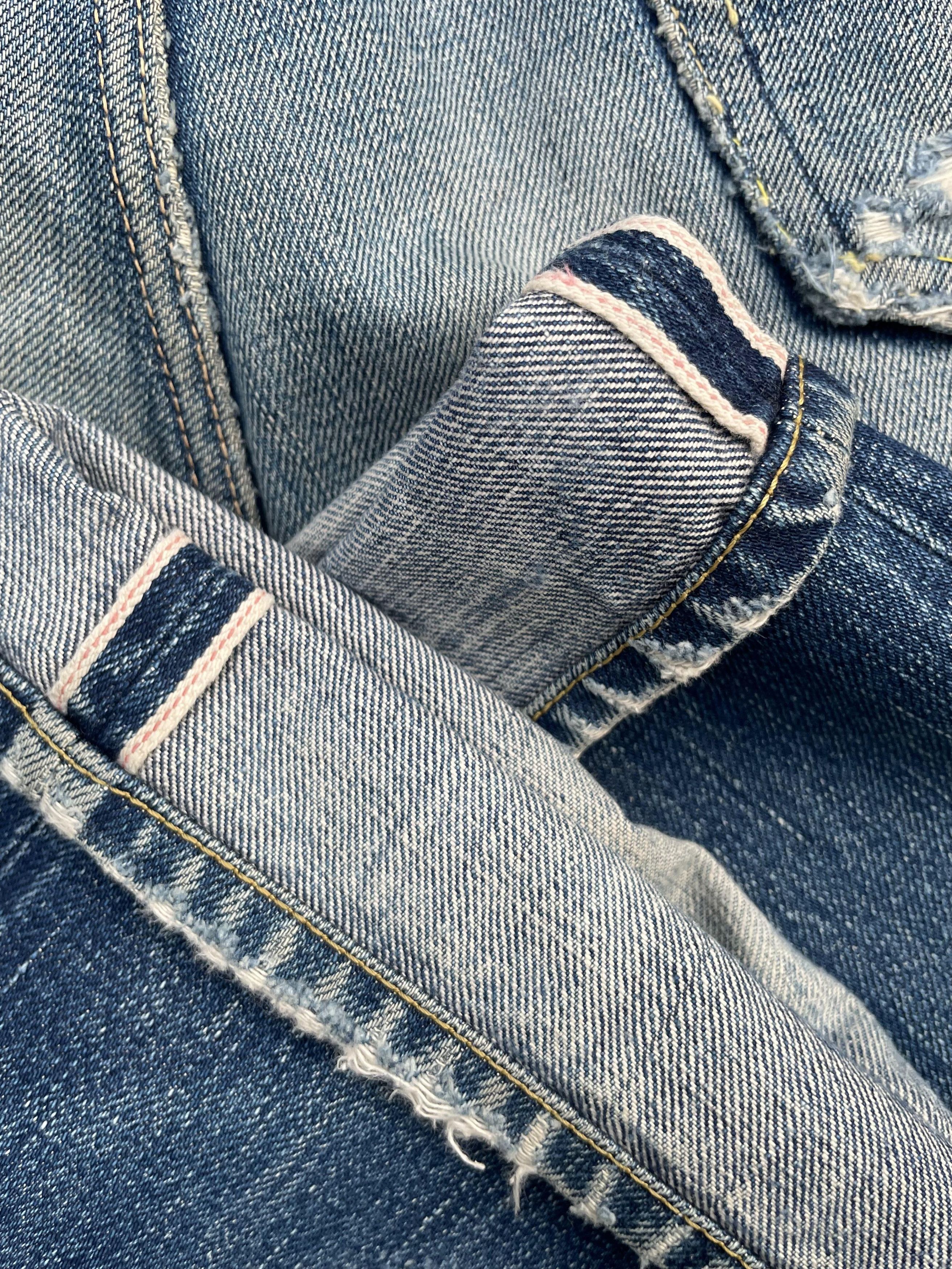 The Silver Stone Vintage Selvedge Silverstone Distresed Denim Size US 30 / EU 46 - 11 Thumbnail