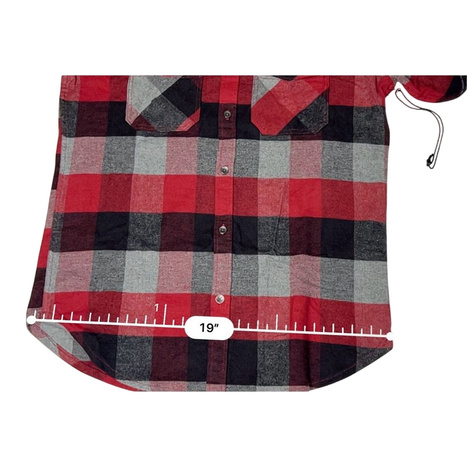 Kenneth Cole Kenneth Cole Slim Fit Stretch Red Flannel BU Shirt SMALL Size US S / EU 44-46 / 1 - 5 Thumbnail