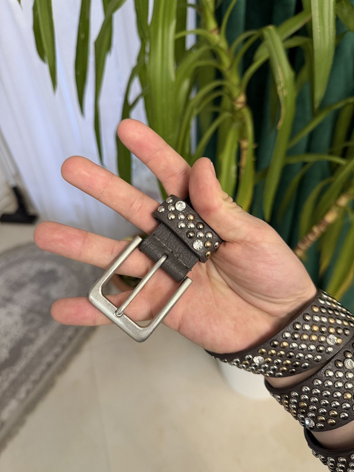 Other 00ʼS NUMBER NINE STYLE JAPAN STUDDED Y2K BELT ARCHIVE Size ONE SIZE - 5 Thumbnail