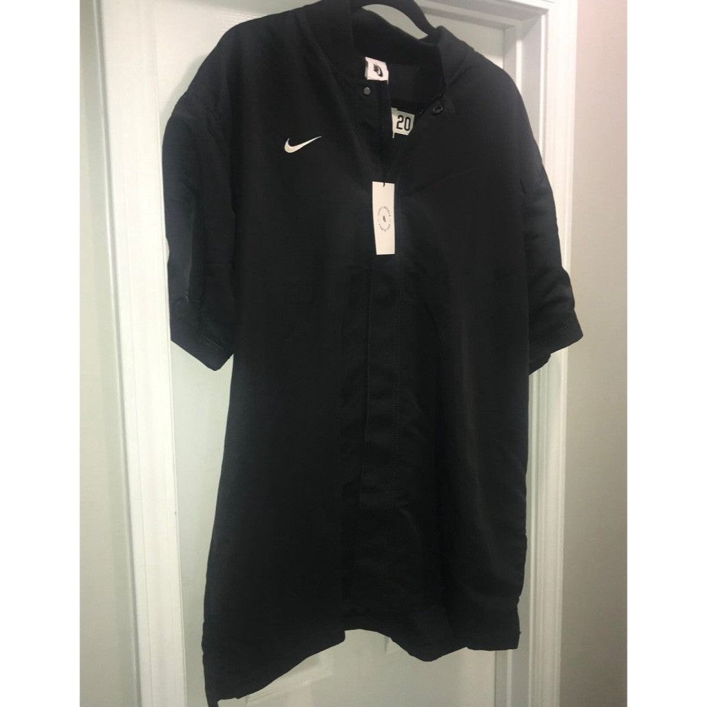 nike x fear of god oatmeal warm up tee