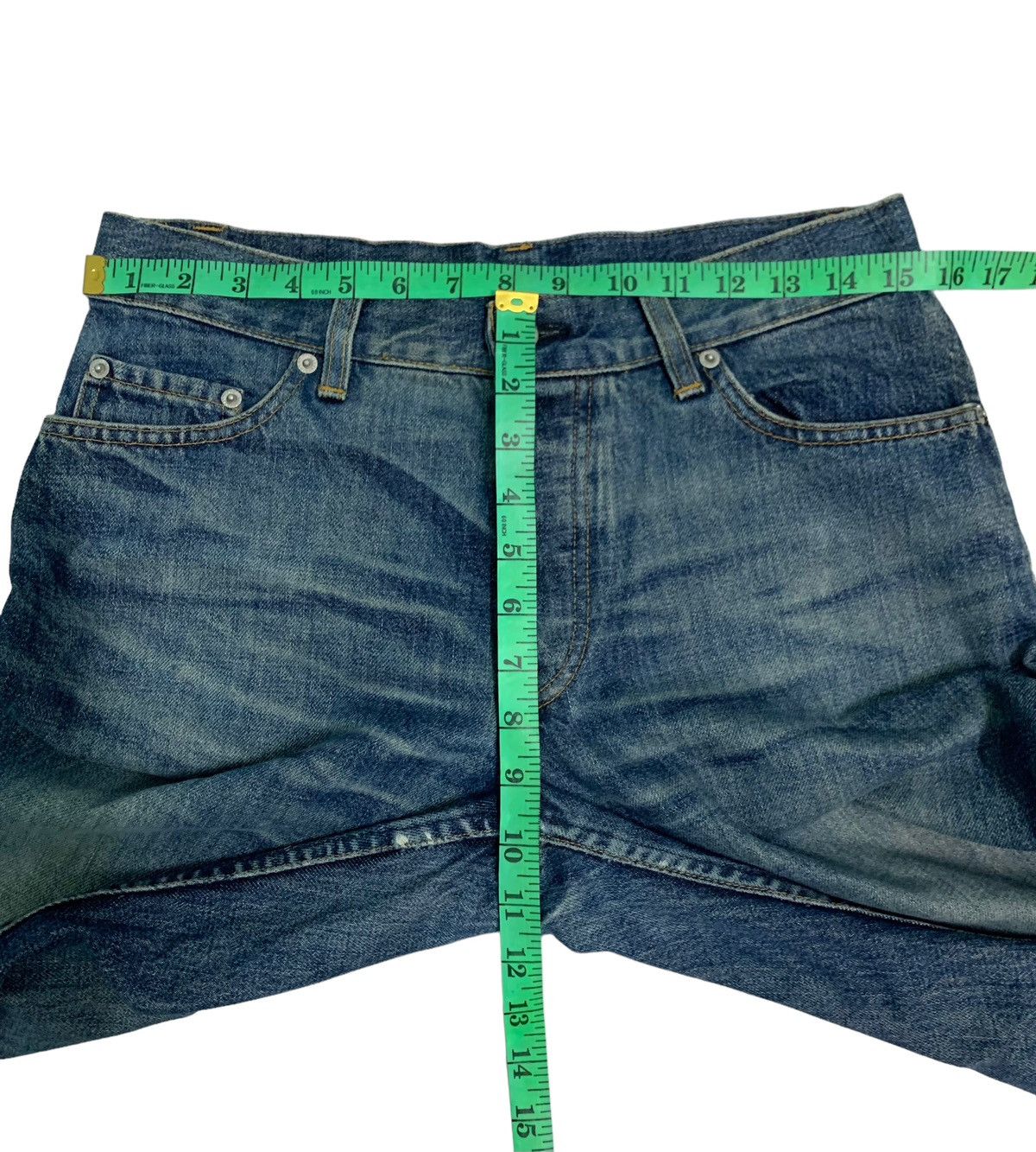 Helmut Lang 🔥Vintage Distressed Helmut Lang denim Jeans Size US 30 / EU 46 - 15 Thumbnail