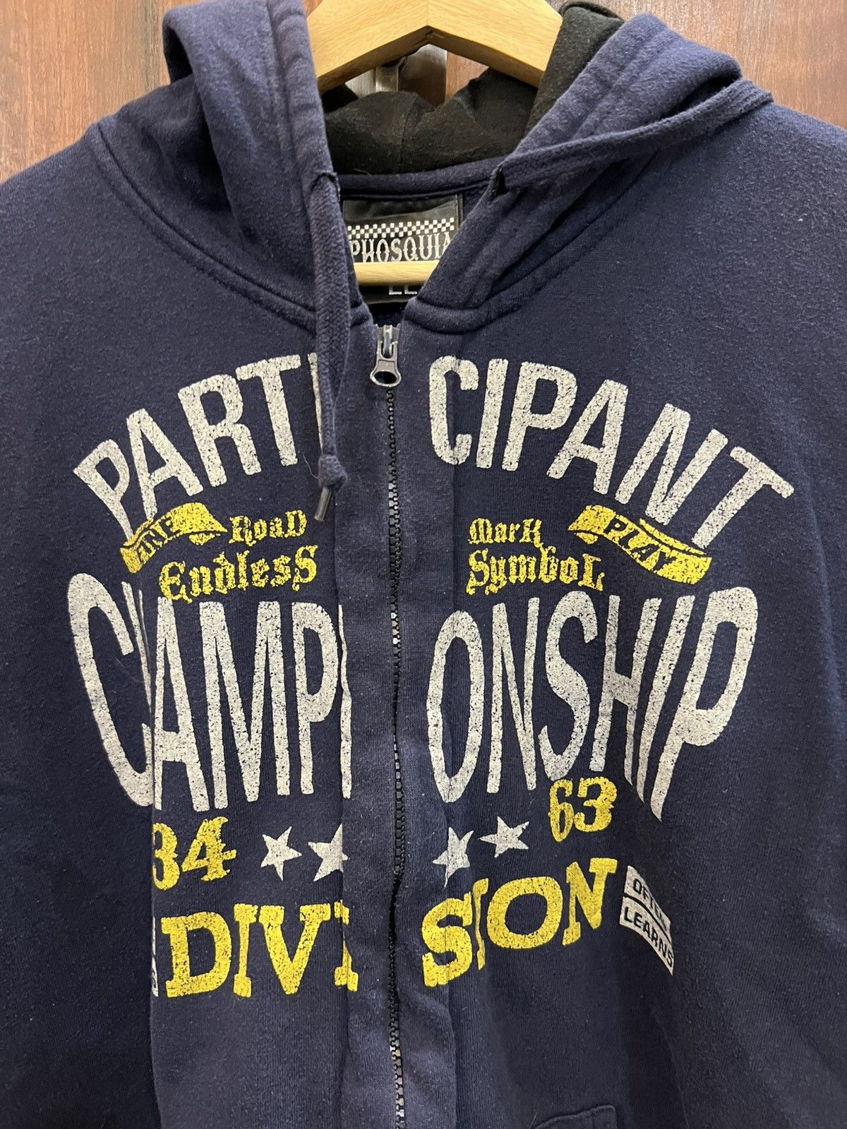 If Six Was Nine × Japanese Brand × Le Grande Bleu (L.G.B.) Vintage Phosquia Hoodies Size US L / EU 52-54 / 3 - 4 Thumbnail