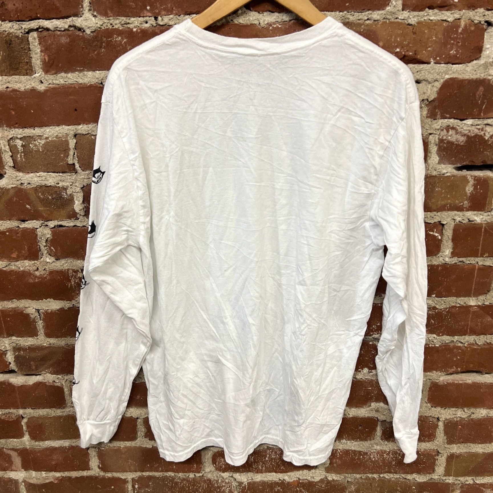 Vintage Neon Riot FELIX THE CAT Shirt White Long Sleeve Large Size US L / EU 52-54 / 3 - 3 Thumbnail