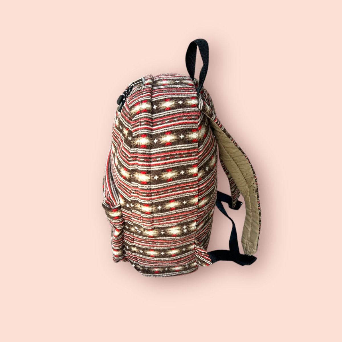 Japanese Brand × Jun Takahashi × Uniqlo VINTAGE UNIQLO NATIVE NORDIC MICRO FLEECE BACKPACK Size ONE SIZE - 4 Thumbnail