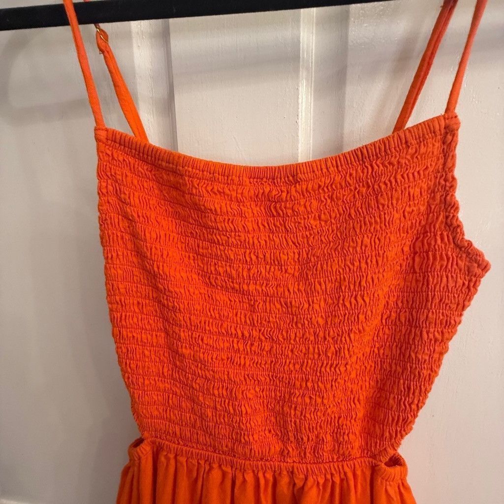 Saltwater Luxe Women's Saltwater Lux Dress, Small, Orange Size S / US 4 / IT 40 - 4 Thumbnail