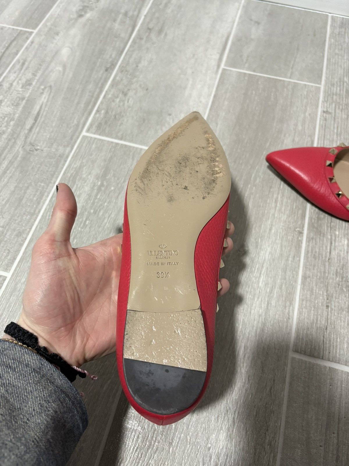 Valentino Valentino Rockstud flats Size US 8.5 / IT 38.5 - 9 Thumbnail