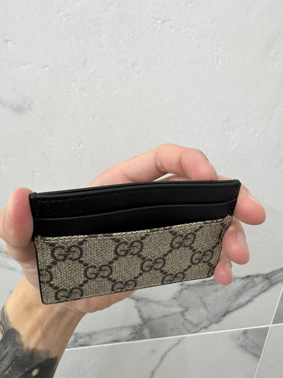 Gucci Gucci Cardholder Beige Size ONE SIZE - 6 Thumbnail