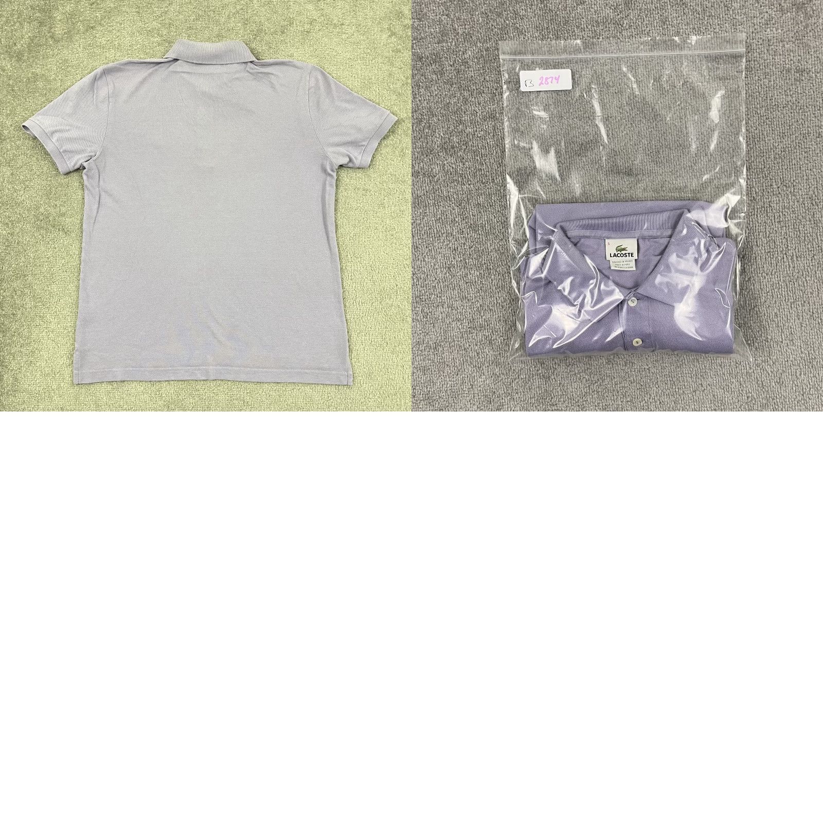 Lacoste VINTAGE Lacoste Polo Shirt Mens Regular Size M Purple Logo 100% Cotton Short Sleeve Polo Golf Tennis White/Preppy Style Size US M / EU 48-50 / 2 - 8 Thumbnail