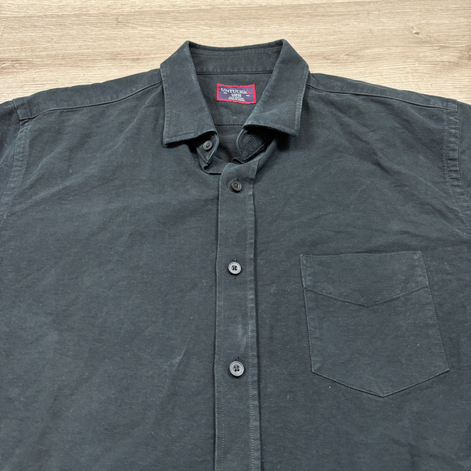 UNTUCKit Untuckit Slim Fit Button Up Shirt Men's Large Minimalist Size US L / EU 52-54 / 3 - 7 Thumbnail