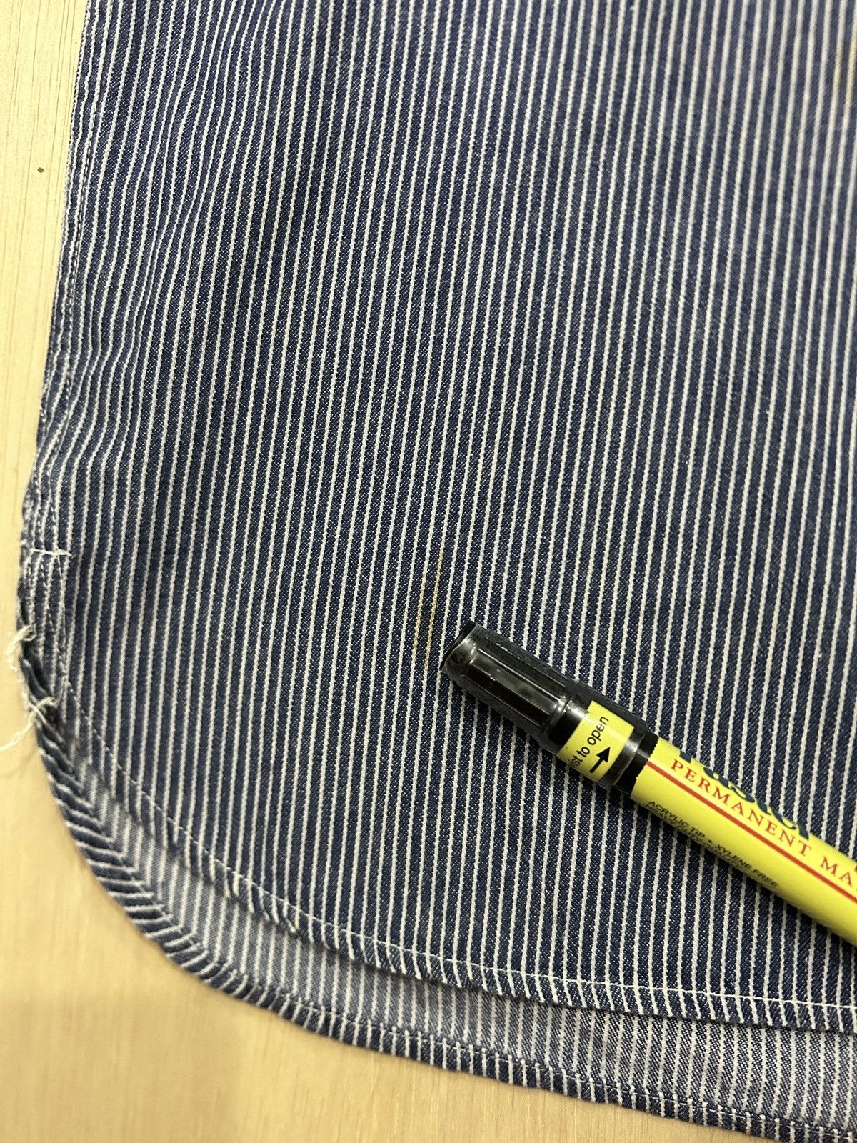 Sugar Cane Vintage Sugar Cane Half Zipper Work Shirt Jeans Fabric Size US L / EU 52-54 / 3 - 10 Thumbnail