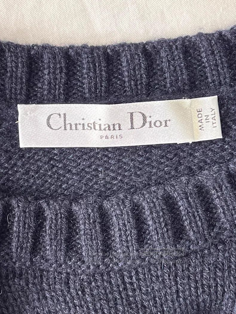 Dior Dior Short-sleeved knitted sweater Size XS / US 0-2 / IT 36-38 - 6 Thumbnail