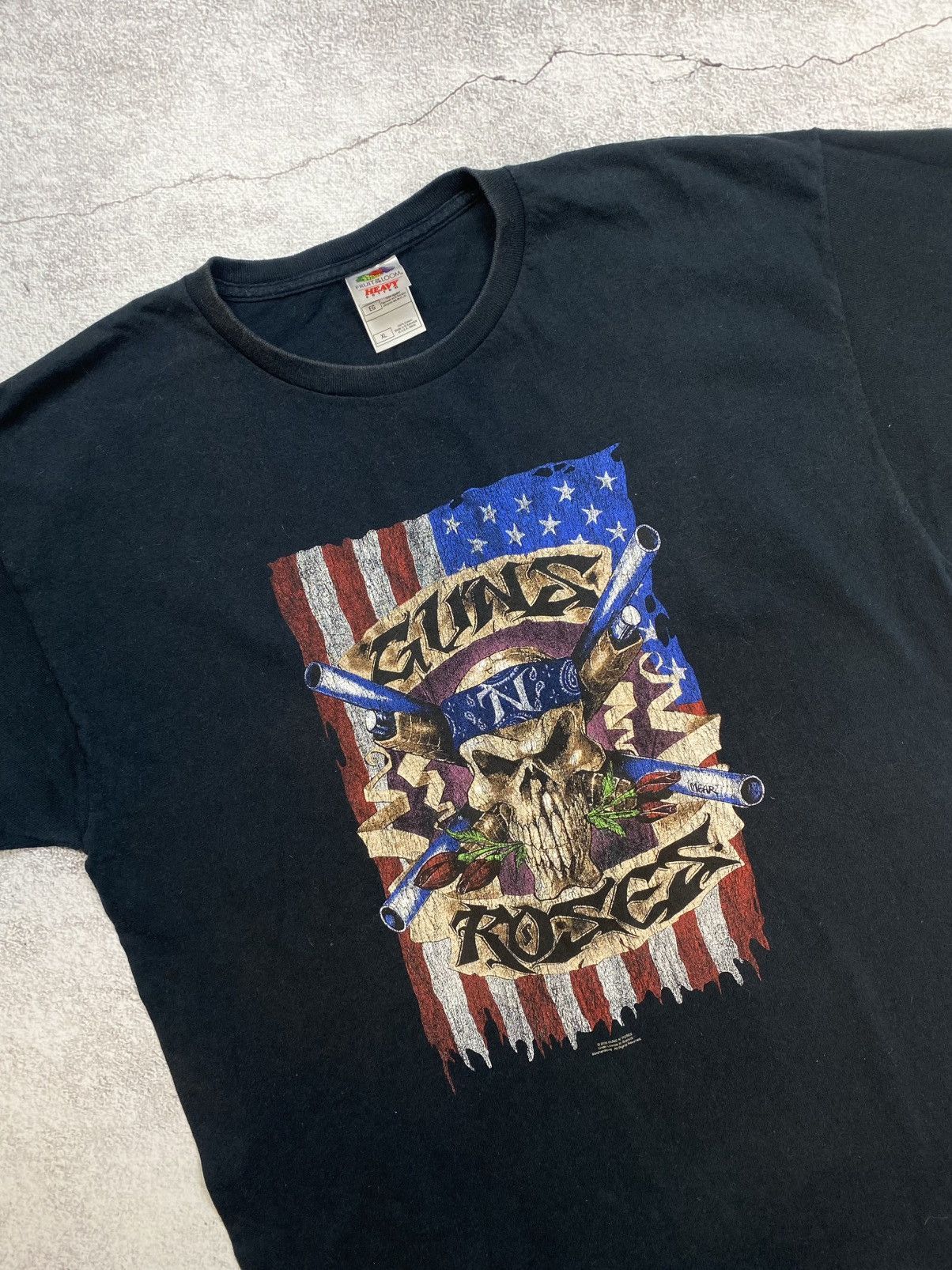 Band Tees × Fruit Of The Loom × Guns N' Roses Vintage 2005 Guns n Roses Use your illusion t-shirt Size US XL / EU 56 / 4 - 6 Thumbnail