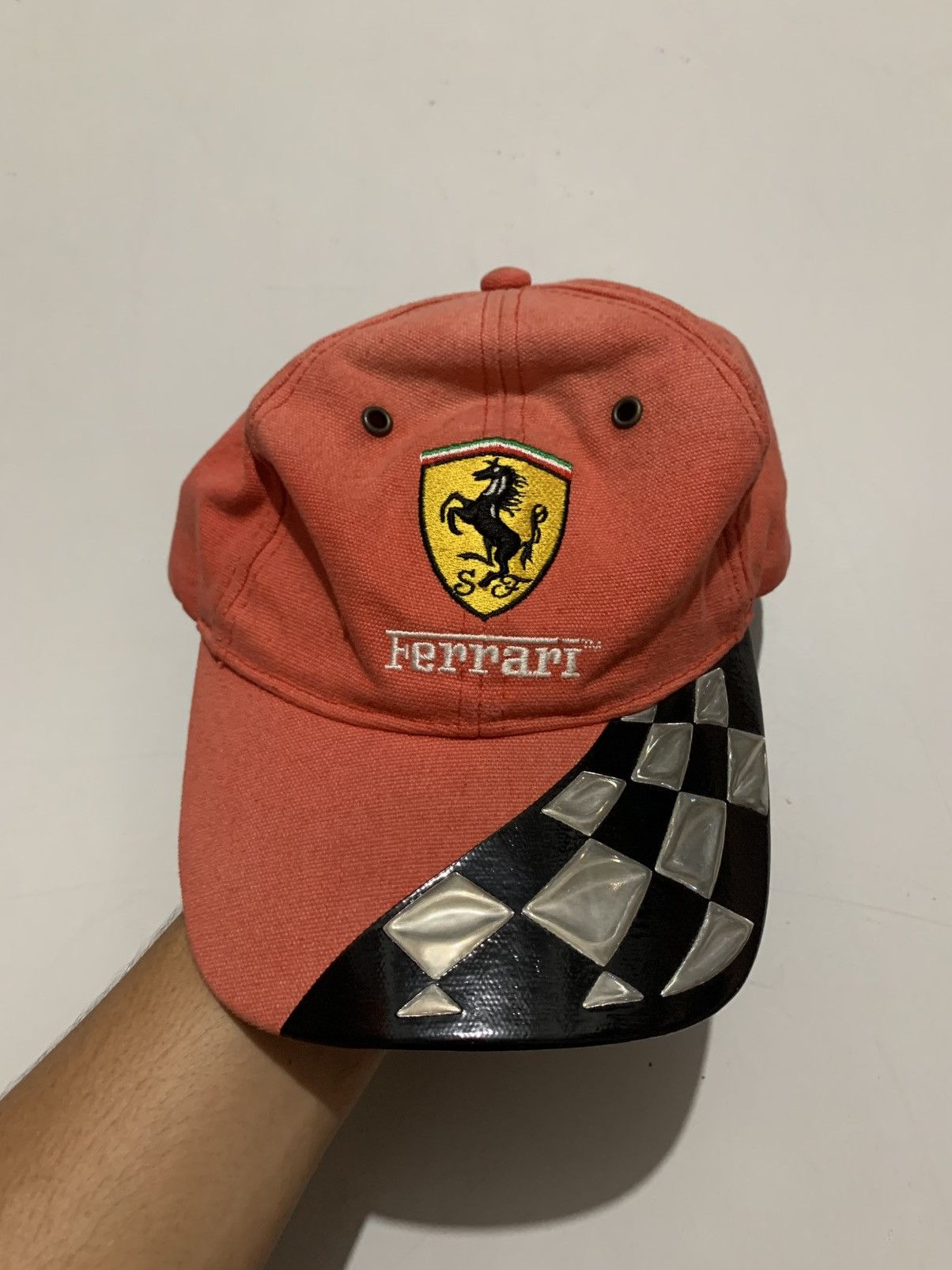 Ferrari Hats Ferrari x Nascar Streetwear Vintage Y2K 1996 Original Size ONE SIZE - 1 Thumbnail