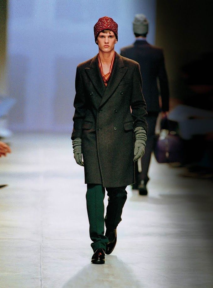 Prada Fall 2005 Menswear Lambskin Hat Size ONE SIZE - 2 Thumbnail