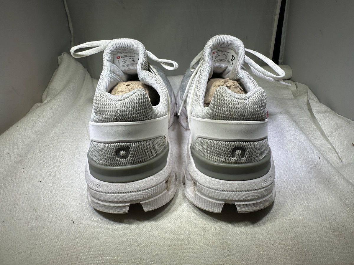 On On Running Cloudswift Women's 11 Gray White Helion CloudTec Size US 11 / IT 41 - 4 Thumbnail