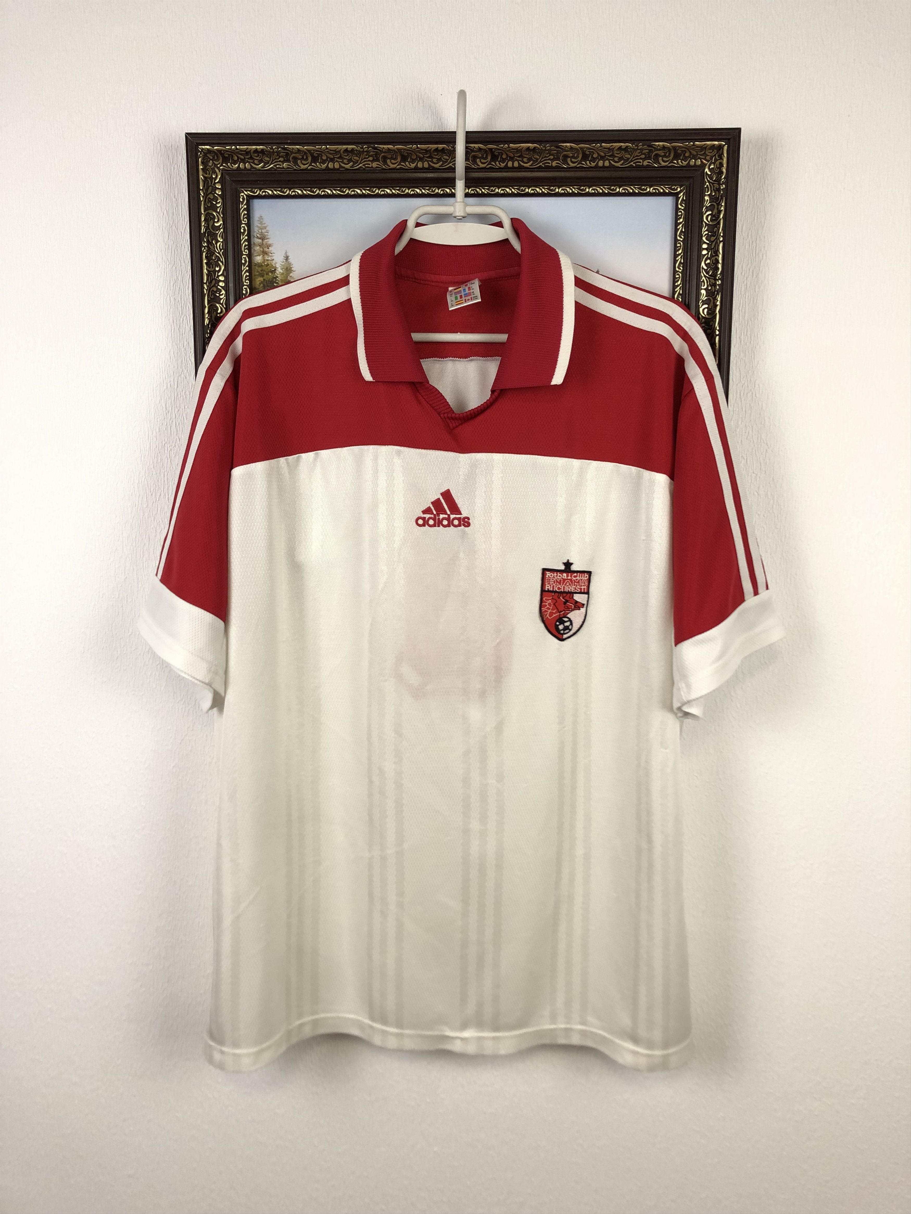 Adidas Vintage Dynamo Bucharest Football Shirt Player Issue Tee Size US XL / EU 56 / 4 - 1 Thumbnail