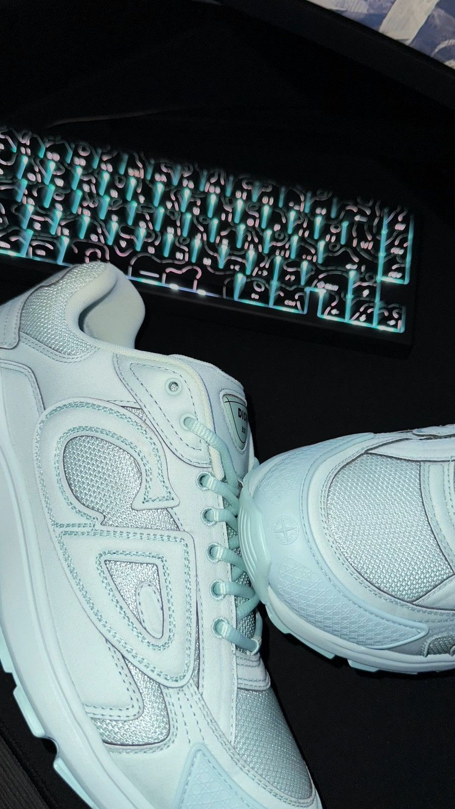Dior × Stone Island Christian Dior B30 X Stone Island Light Green Mint Size US 10 / EU 43 - 11 Thumbnail