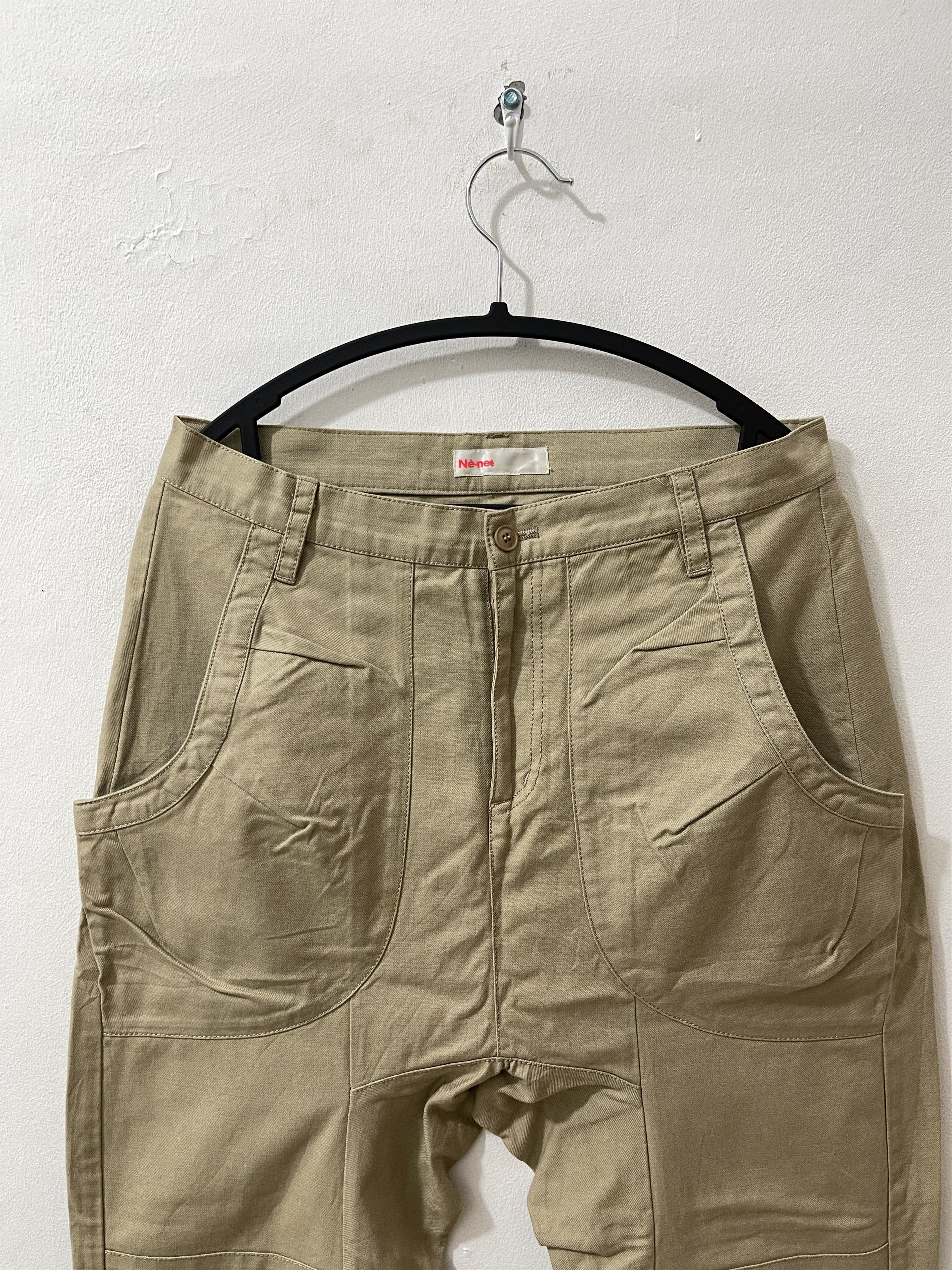 Ne-Net Ne-Net Issey Miyake Japan Archive Double Knee Pants Size US 32 / EU 48 - 4 Thumbnail