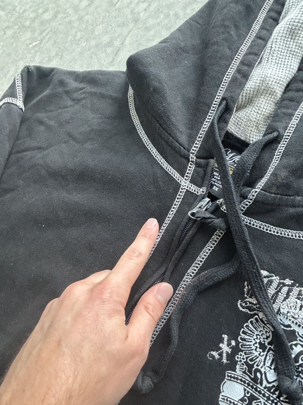 Mecca Vintage Y2K Mecca Zip Up Hoodie Baggy Jesse Pinkman Size US XXL / EU 58 / 5 - 8 Thumbnail