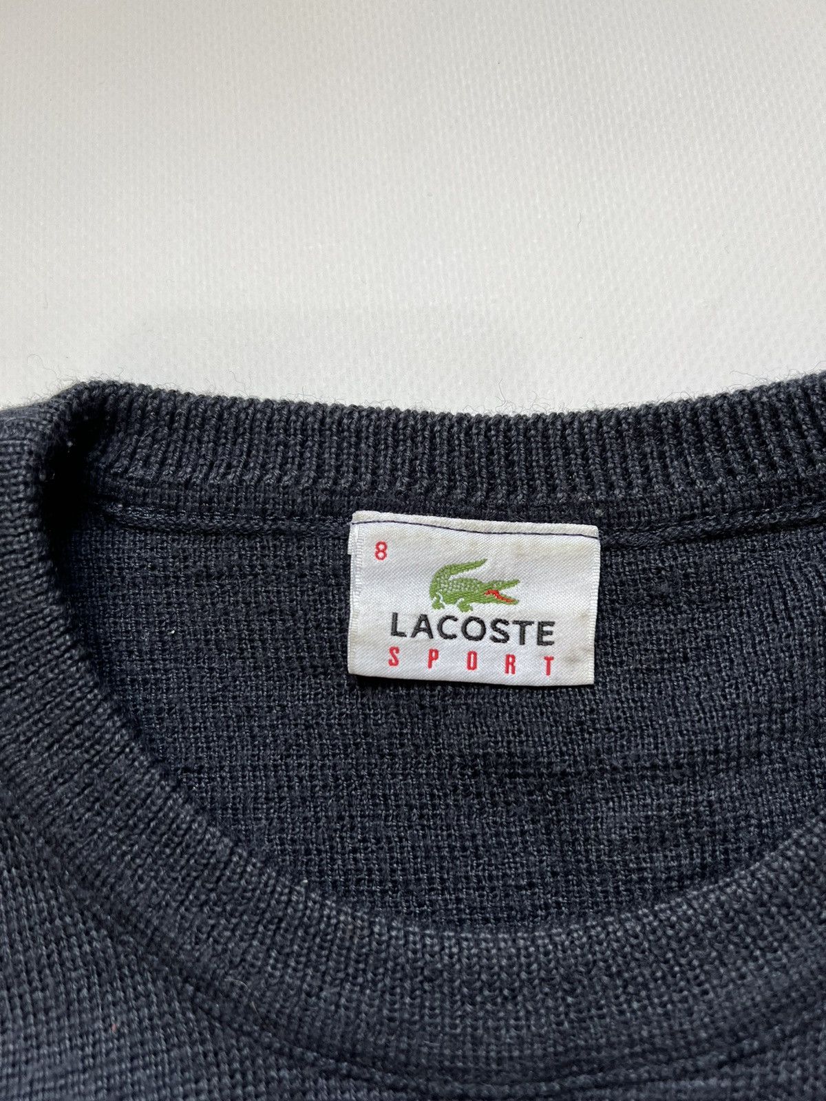 Lacoste Vintage 90’s Lacoste Blue Sweater Crew Neck Size US XXL / EU 58 / 5 - 3 Thumbnail