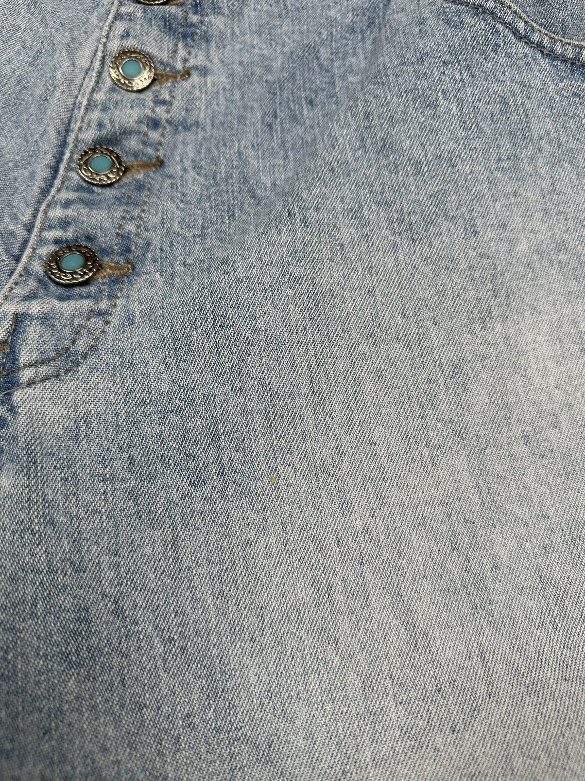Levi's × Vintage Vintage 90’s Levi’s Black Tab Denim Shorts (38) Men long fit Size US 38 / EU 54 - 9 Thumbnail