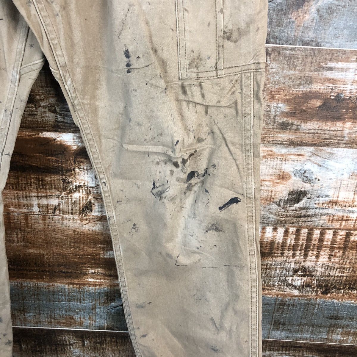 Japanese Brand DLL Gladiotor Brown Cargo Multpocket Pants #C111 Size US 33 - 16 Thumbnail
