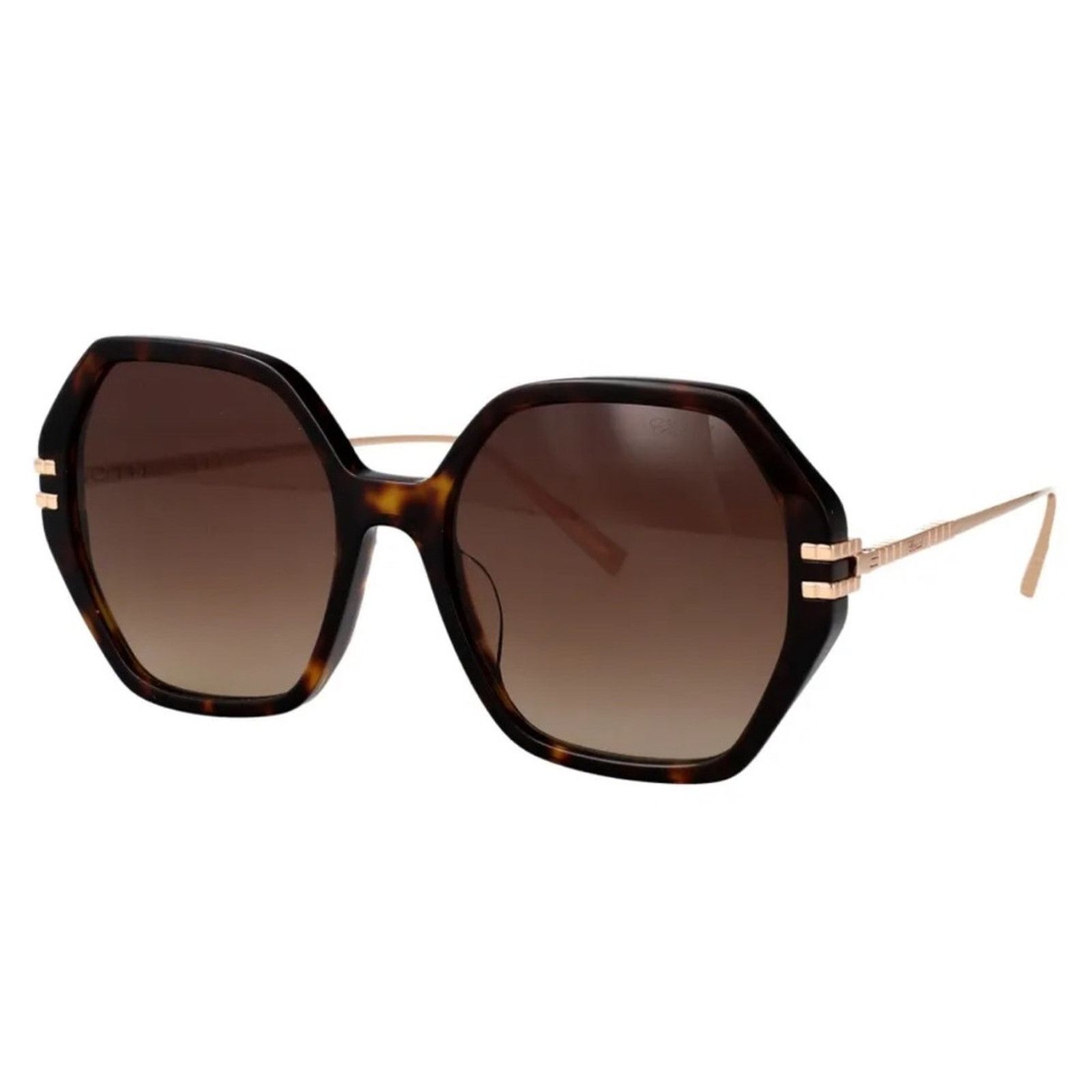 Chopard New! Chopard SCH370M 04BL Dark Havana Ice Cube Sunglasses Size ONE SIZE - 1 Thumbnail