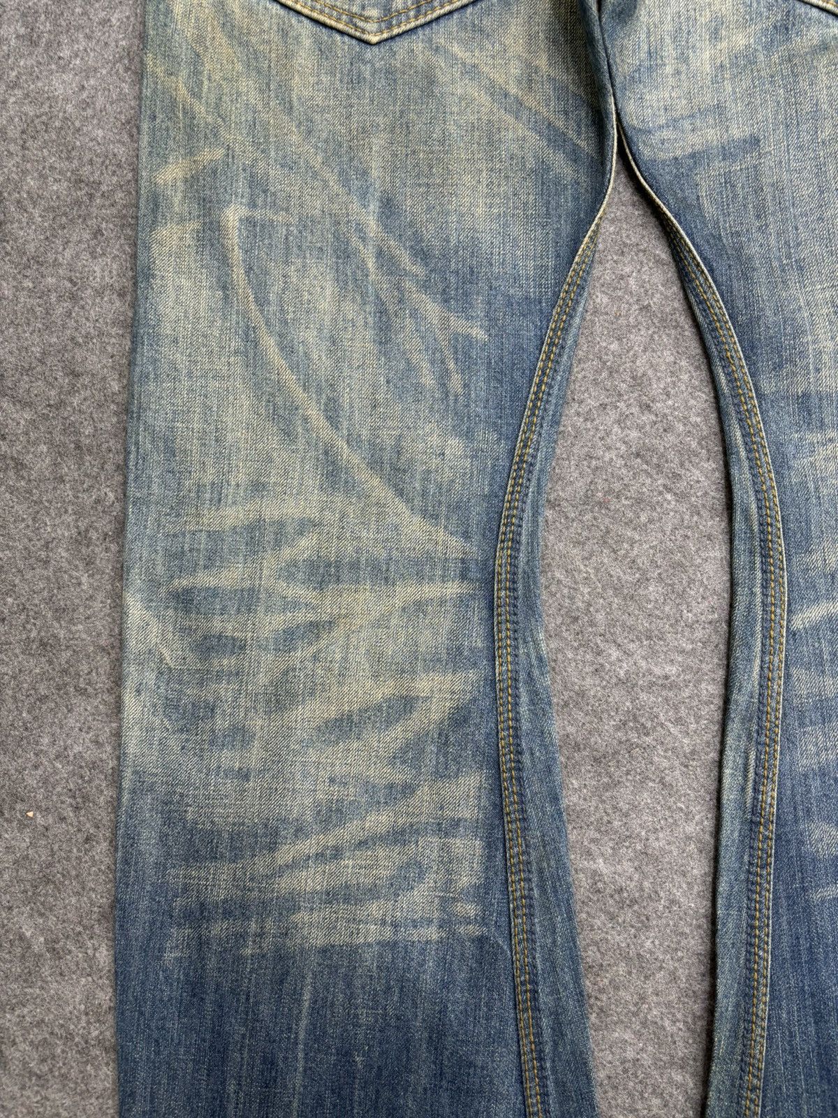 Japanese Brand 💥Japan Style Flare💥Hideaways Curve Distressed Denim F582 Size US 33 - 15 Thumbnail