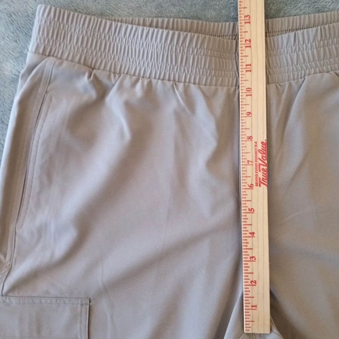 Calvin Klein Calvin Klein Pants Womens Large Gray Pull On Cargo Pockets 36x28 High Rise Size 36" / US 14 / IT 50 - 3 Thumbnail