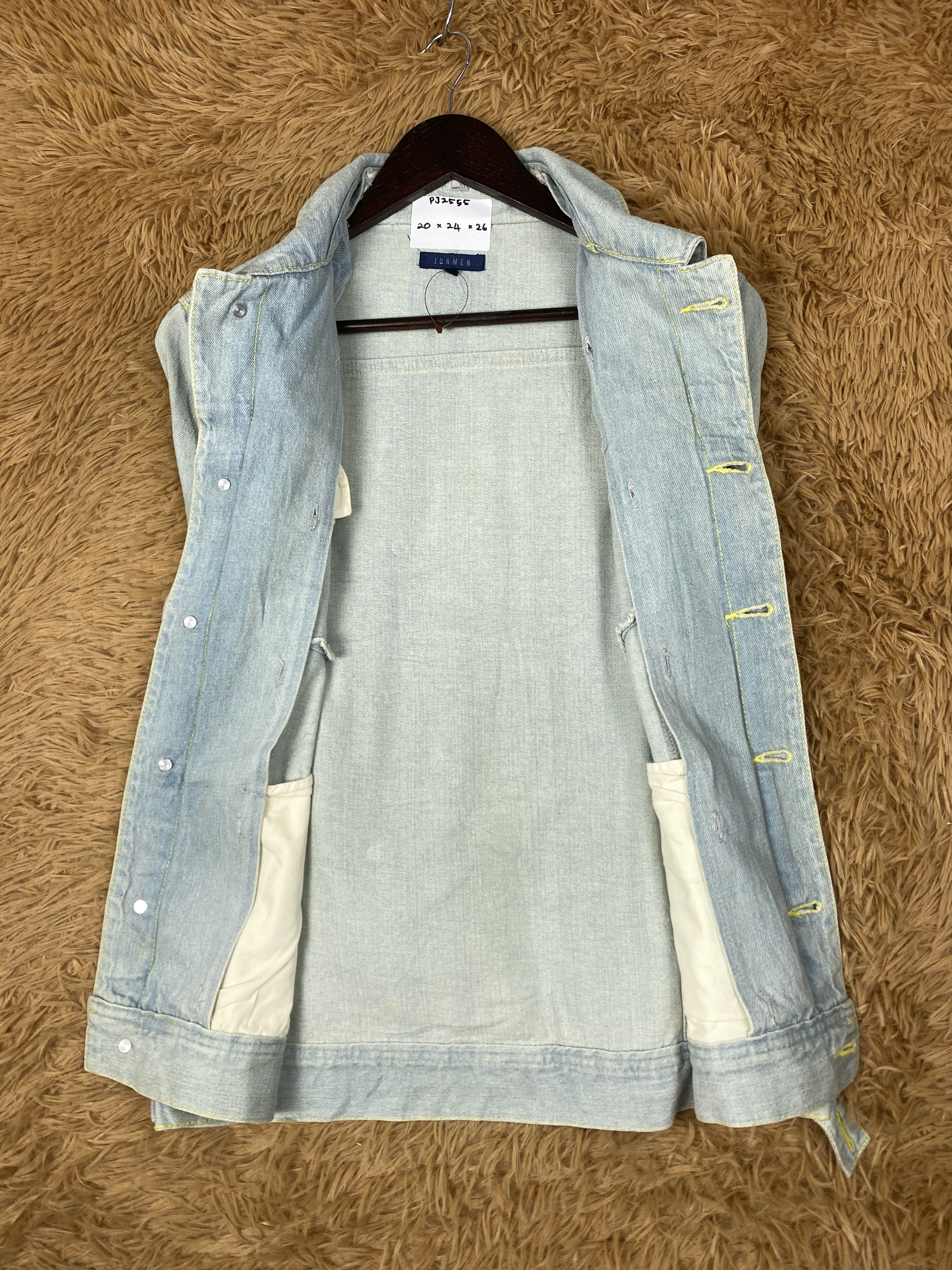 JUN MEN Vintage Jun Men Button Denim Jacket PJ2555 Size US M / EU 48-50 / 2 - 5 Thumbnail