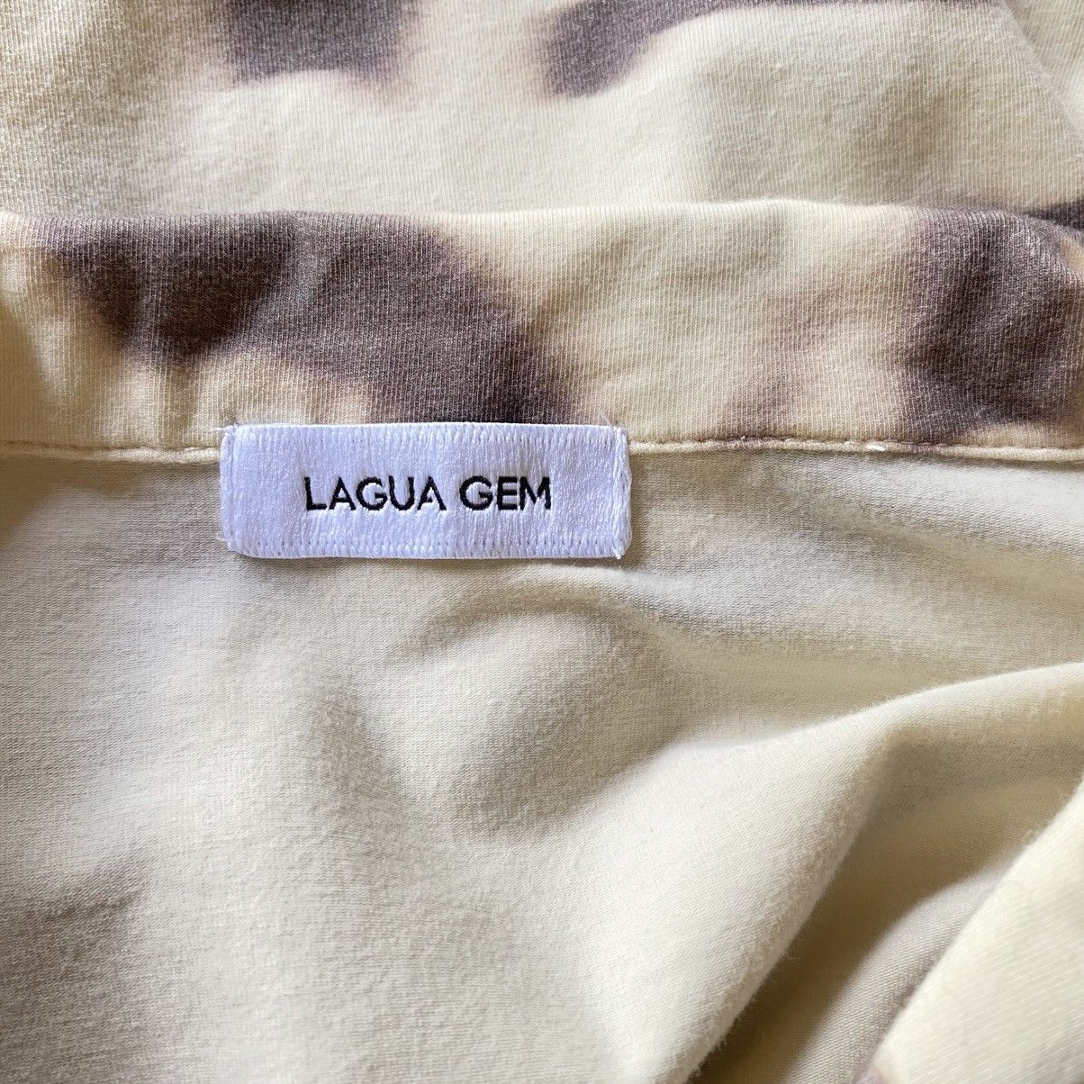 Designer LAGUA GEM Desert Toned Abstract Print Blouse Size S / US 4 / IT 40 - 8 Thumbnail