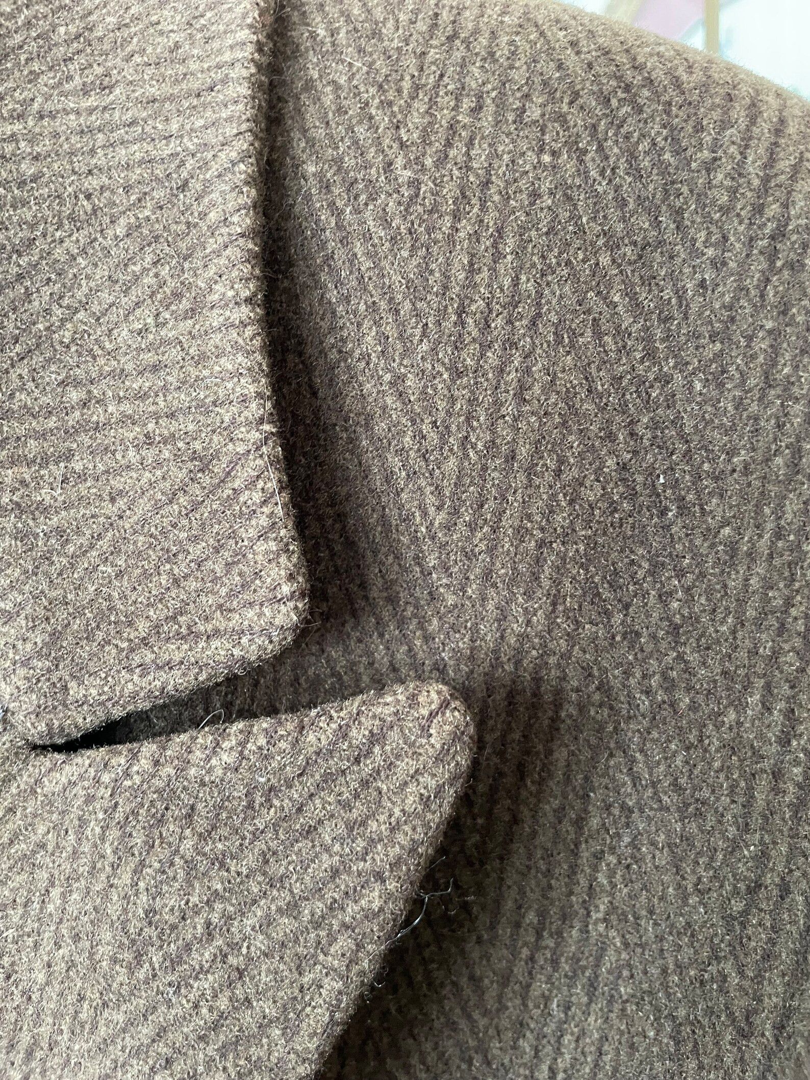 Vintage Vintage Double-Breasted Herringbone Overcoat Size US M / EU 48-50 / 2 - 4 Thumbnail